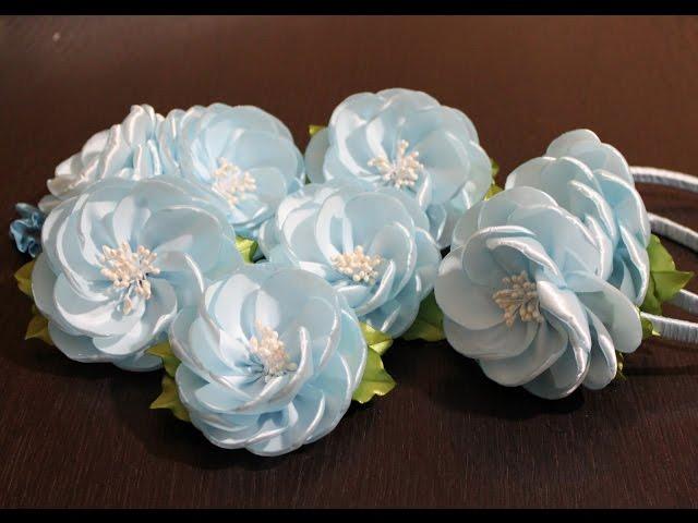 Цветы из Лент Своими Руками |KANZASHI