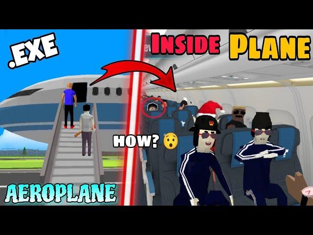 Jack going inside the White Plane ️ in dude theft wars