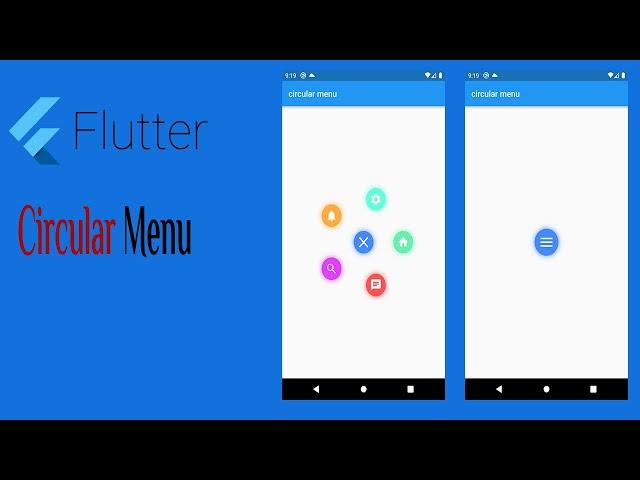 32- Flutter Circular Menu