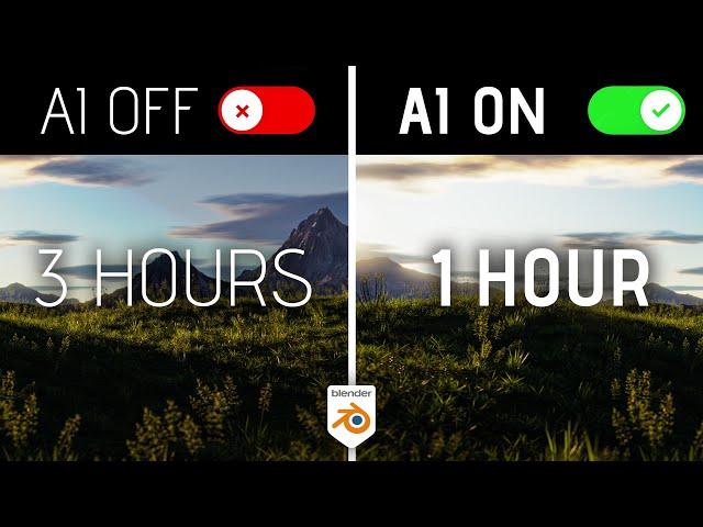 300% FASTER Renders in Blender Cycles with AI