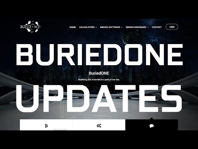 BuriedONE Bigger STUDIO! And Updates.