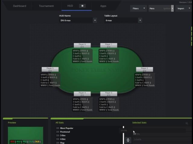 Betonline HUD with Drivehud poker tracking software