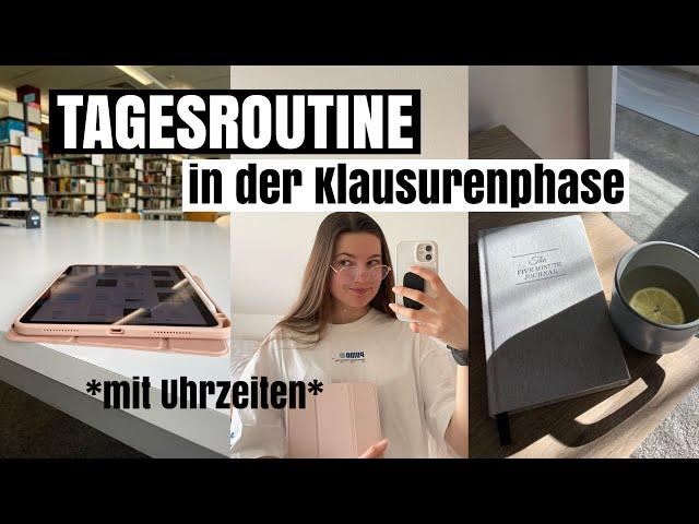 Mein Tagesablauf in der Klausurenphase (Psychologie Studium) 