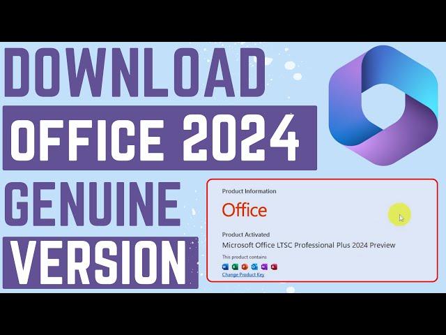 Download and Install Office 2024 From Microsoft |  Free | Genuine Version