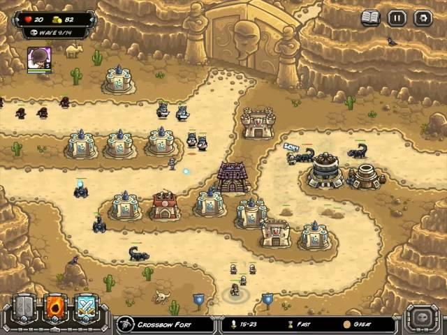 Kingdom Rush: Frontiers Walkthrough Level 6 Veteran