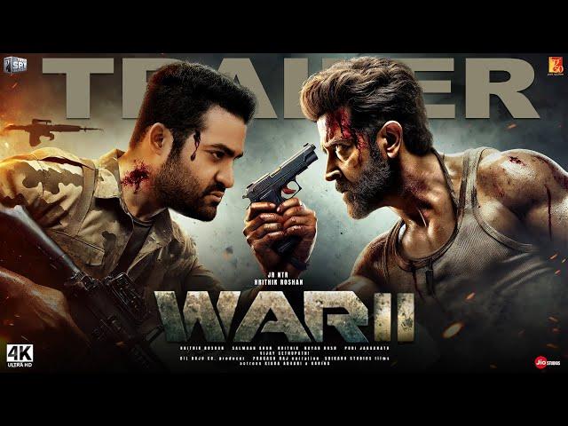 WAR 2 - Hindi Trailer | Hrithik Roshan | Jr NTR | Kiara Advani | ayan mukherjee | War 2 Full Movie