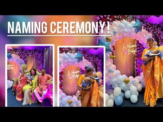 Naming ceremony of our little one | baby face reveal | Namkaran vlog part 2