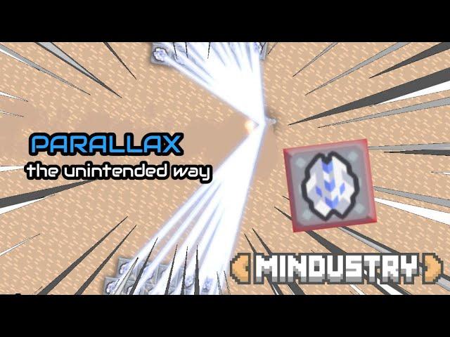 Using parallax the unintended ways |Mindustry