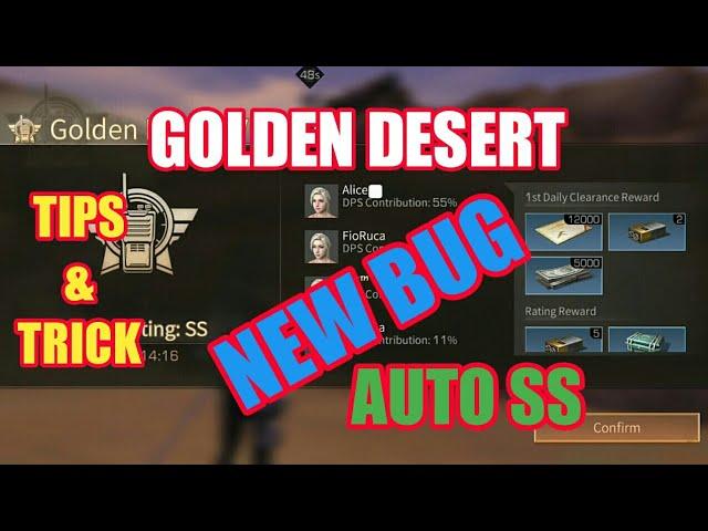 LifeAfter Tips & Trick - Bug Golden Desert ||| Untuk Combat Di Bawah 60