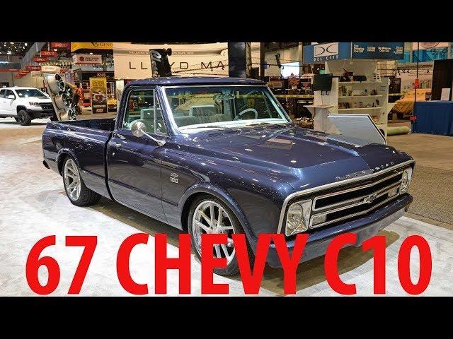 That are Real !!! This '67 Chevy C10 Is A Blue And Silver Centennial Celebration