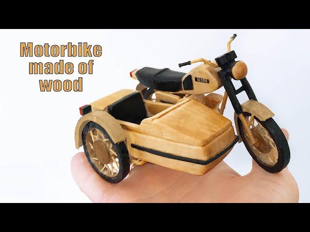 HOW TO MAKE A WOODEN MOTORBIKE / ЯК ЗРОБИТИ МОТОЦИКЛ З ДЕРЕВА "ИЖ ПЛАНЕТА 5"