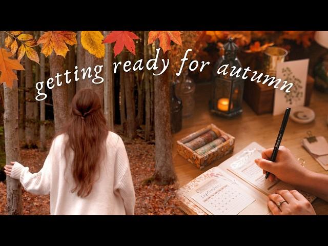 Getting Ready for Autumn  Art Desk Makeover, Cozy Crafts & Resetting Before Fall  Cozy Fall Vlog