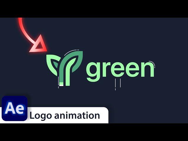 Stroke Logo Animation in After Effects - After Effects Tutorial (Simple Logo animation)