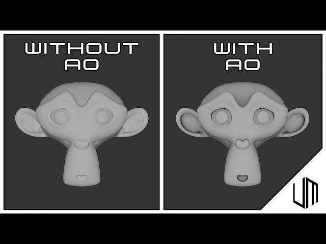 How to BAKE AMBIENT OCCLUSION MAPS in Blender