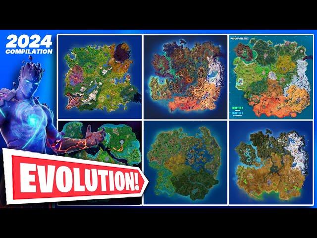 Fortnite Map Concept Evolution - Chapter 6 Season 2, Maps After END EVENTS and MORE!