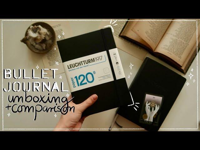 Unboxing my new Leuchtturm 1917 120g & Comparison to Bullet Journal x Leuchtturm 1917 Edition 2