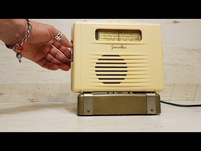 1956, Szarotka tube radio, Poland
