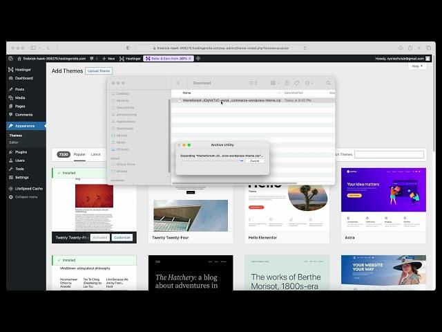 How to Install a WordPress Theme 2025