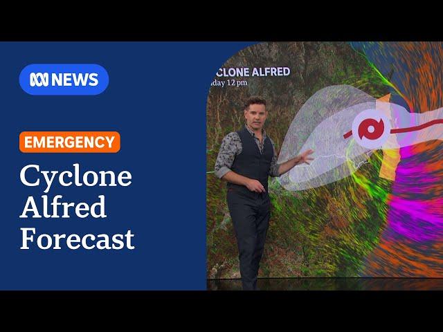 Tropical Cyclone Alfred forecast to hit Brisbane early Friday morning | ABC NEWS