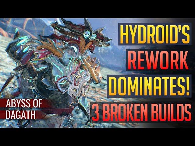 Warframe | HYDROID REWORK: 3 Different Broken Builds to Try!