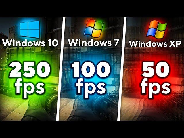 НА КАКОЙ WINDOWS БОЛЬШЕ FPS В CS:GO?