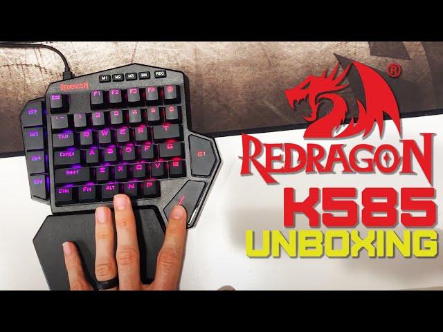 Unboxing the Redragon K585 DITI One-Handed RGB Mechanical Gaming Keyboard