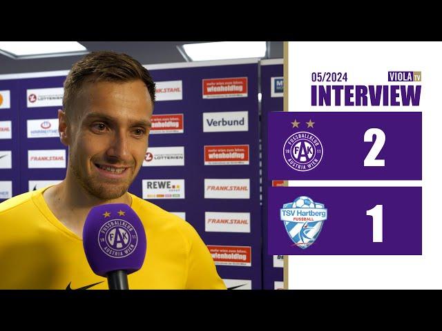 Chris Früchtl zum 2:1-Sieg gegen Hartberg (05/2024) #faklive #Veilchen #ViolaTV