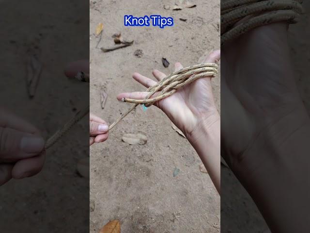 Amazing Coiling Knot Easy Release #practical #ropework #ropetutorial #knottutorial