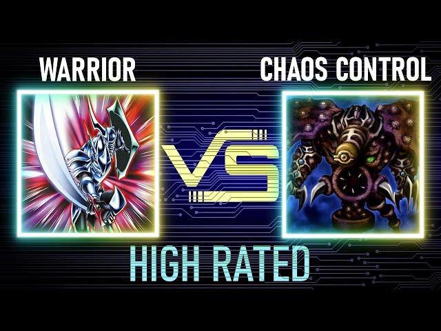 Warrior vs Chaos control | High Rated | Goat Format | Dueling Book