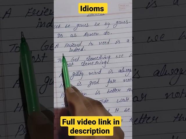 english idioms for all competitive exams ssc cgl chal hcs hssc banking #english #englishclass