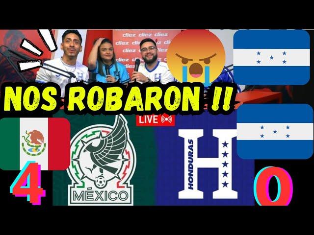 HONDUREÑOS LLORAN X MEXICO ! ASI NARRO PRENSA HONDUREÑA NOS ROBARON  ! MEXICO GOLEA A HONDURAS !