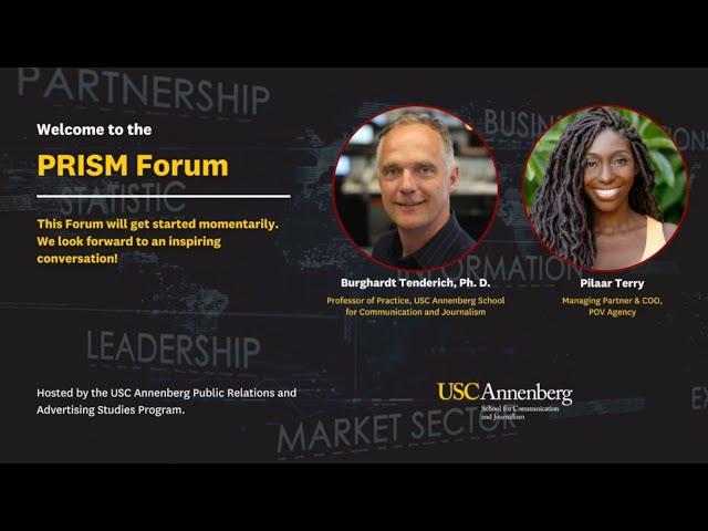 PRISM Forum #2 with Pilaar Terry