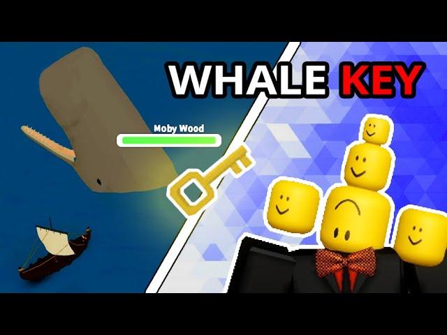 How to get the WHALE KEY and spawn MOBY WOOD!  [Fishing Simulator - Roblox]