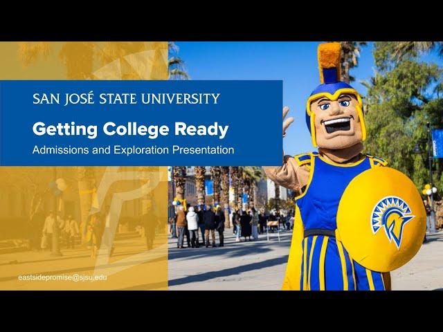 Getting College Ready Webinar 2025