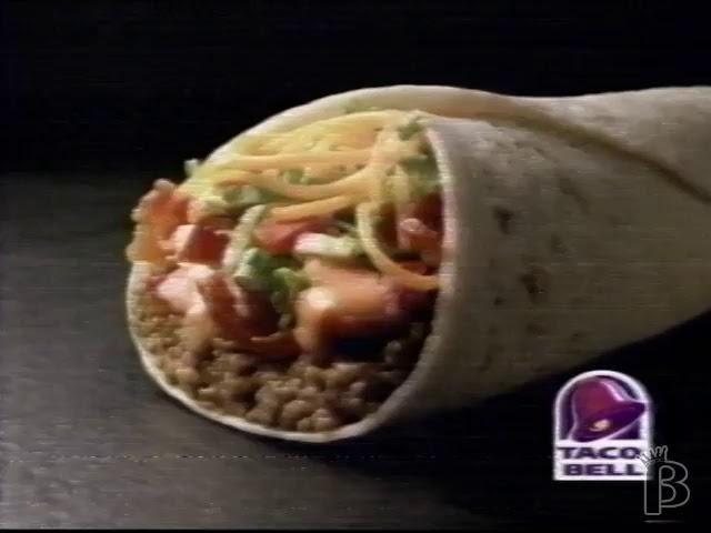 Taco Bell Bacon Cheese Burrito Commercial 1995