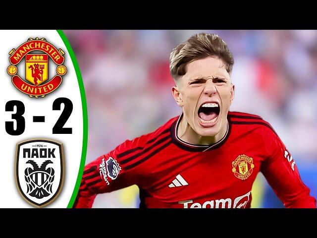 Manchester United vs Paok 3-2 - All Goals & Highlights - 2024