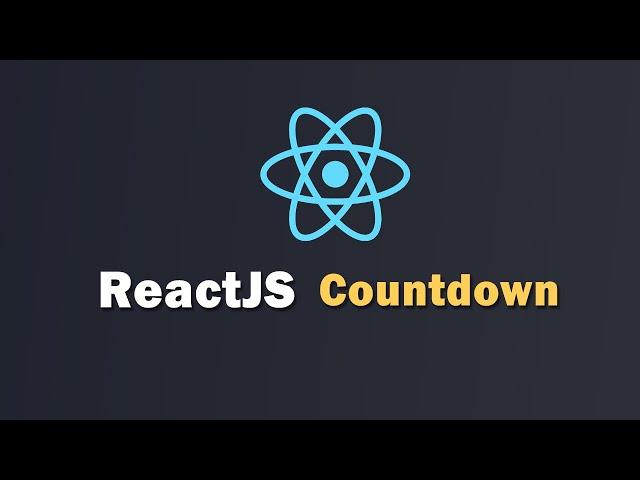 ReactJS Create Simple Countdown Timer