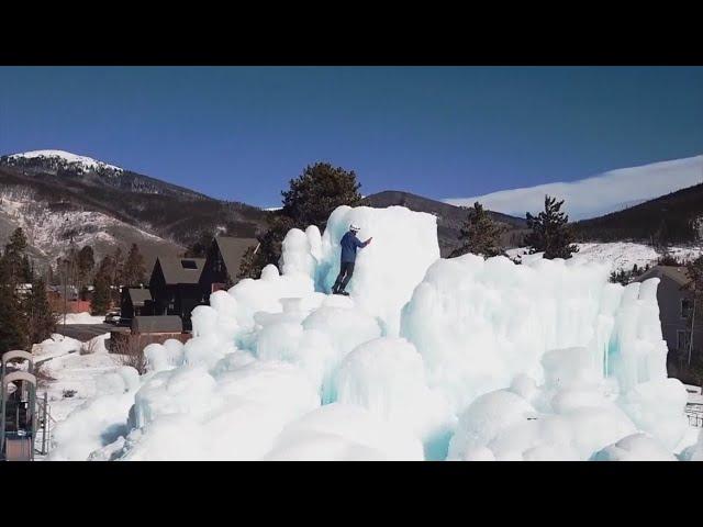 Ice Castles In Dillon Takes 8 Weeks To Build