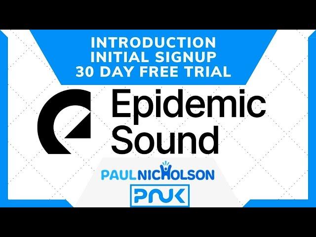 Epidemic Sound Beginner Introduction Signup Trial Tutorial