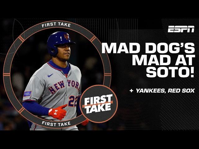 Mad Dog thinks Juan Soto needs to step it up 🫣 'He's NOT running' | First Take