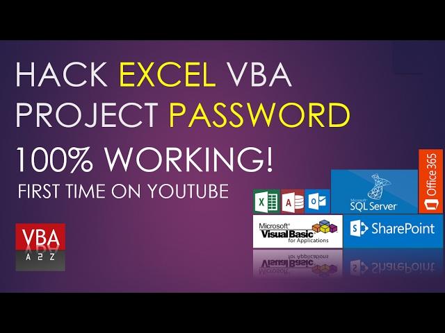 How to reset forgotten Excel VBE or VBA Project password - Part-1