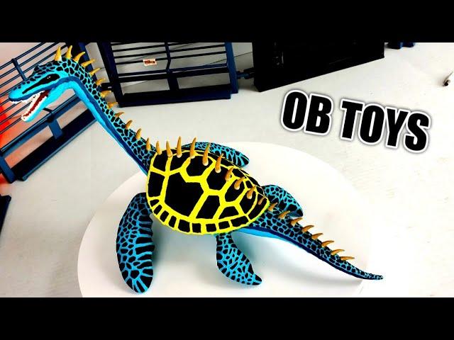 CUSTOM OB TOYS DINOSAUR SEA TURTLE HYBRID | BARYONYX  BRACHIOSAURUS FINDING NEMO CRUSH SEA CREATURE