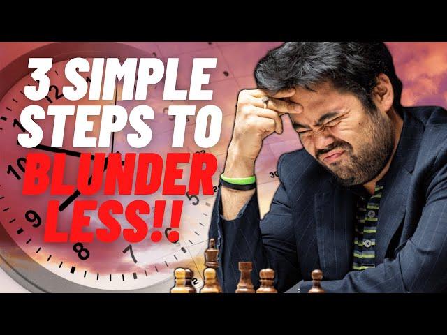 How to play better online chess FAST - 3 TIPS TO BLUNDER LESS