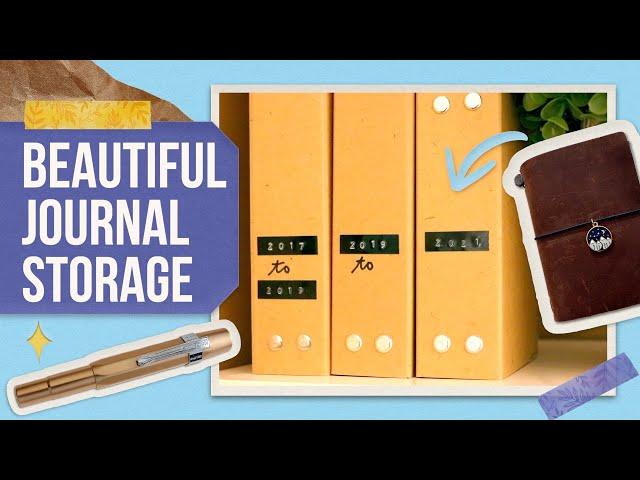 When You Finish A Journal! Neatly Archiving Traveler's Notebooks (Storage and Organization Tips)