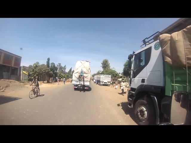 Traveling through Bahar Dar, Ethiopia