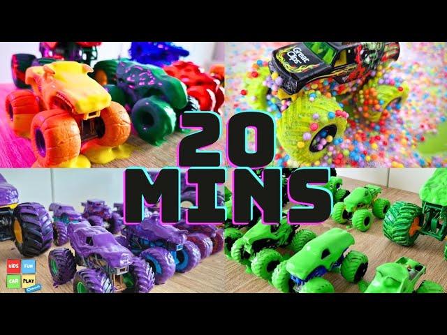 The Best 20 Mins Of Monster Truck Fun For Toddlers