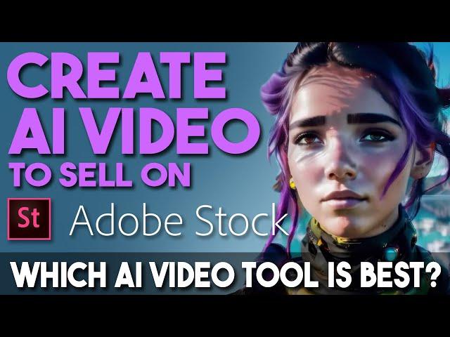 Create AI Video + Sell on Adobe Stock - 5 Best Generative Tools #adobestock #ai #genmo #aivideoart