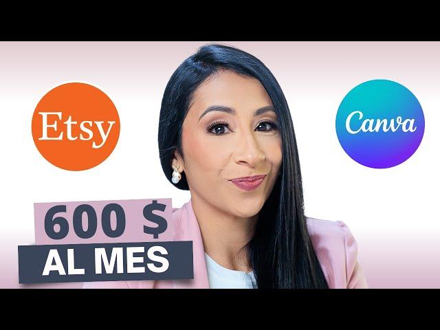 Gana dinero con CANVA y  ETSY   Sube tu producto a Etsy paso a paso