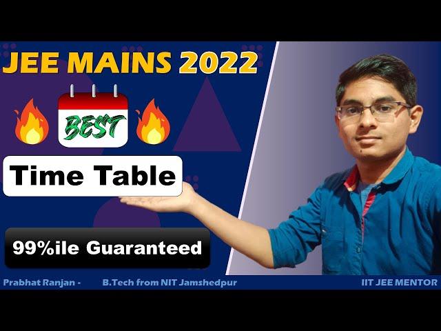 JEE Mains Schedule 2022 | Prabhat Ranjan | NIT Jamshedpur