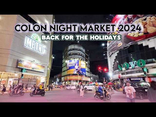  [HD #CEBU  ]  Colon Night Market Is  Back in 2024! Virtual Walking Tour